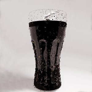 glass cola 3D model