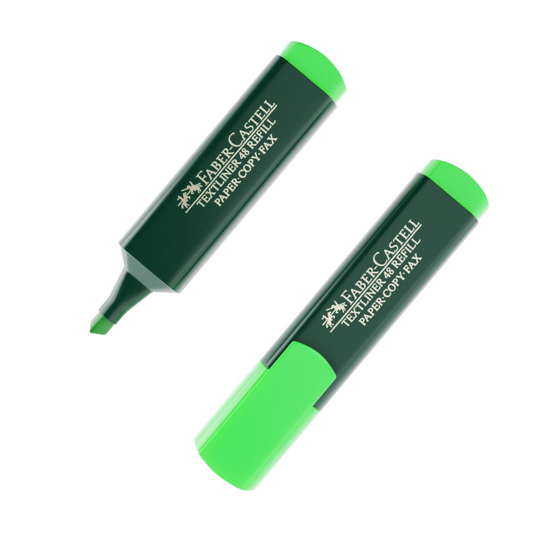 Faber-Castell Textliner Pack 3D Model - TurboSquid 2109008