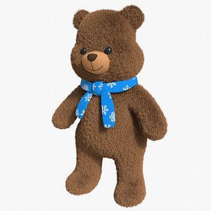 Bear toy brown 07