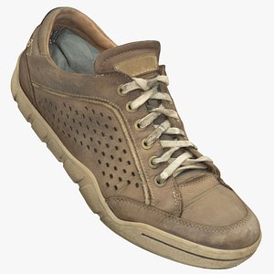 realistic ecco old sneakers 3ds