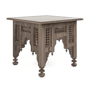Islamic Arabic table 3D model
