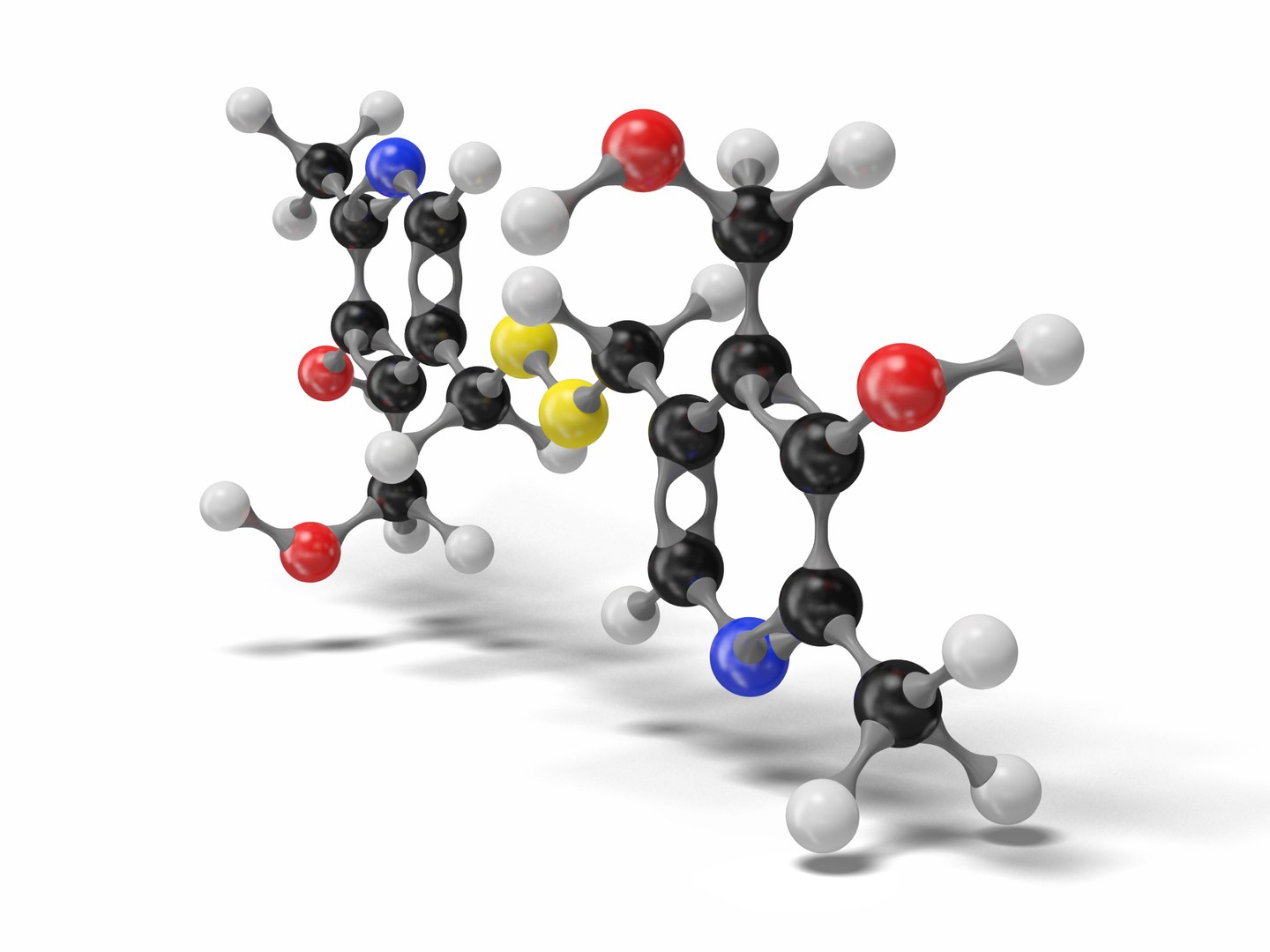 3D Pyritinol Vitamin B6 Molecule - TurboSquid 1551669