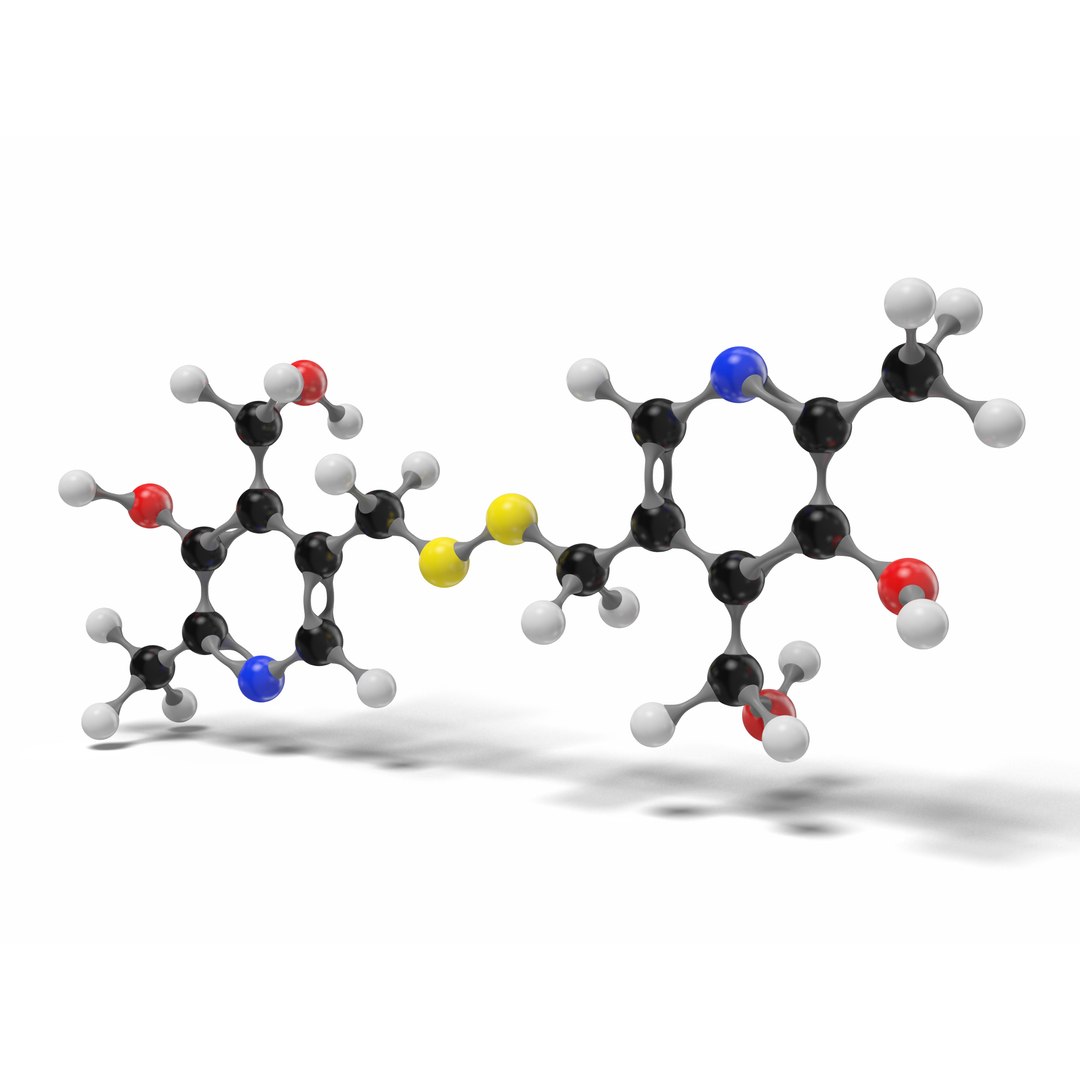 3D Pyritinol Vitamin B6 Molecule - TurboSquid 1551669
