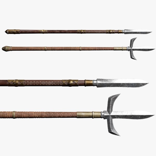 3D Asian Weapon - Sunkaku Jumonji Set