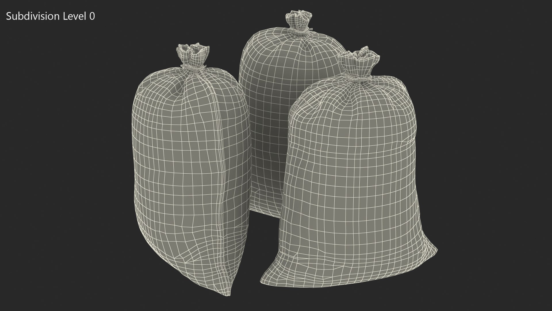 3D White Polypropylene Sandbags https://p.turbosquid.com/ts-thumb/Y6/J1Dfqu/G4/whitepolypropylenesandbagsc4dmodel013/jpg/1630285694/1920x1080/fit_q87/2f661194c56641a2f8c8357621c0ab404c1379da/whitepolypropylenesandbagsc4dmodel013.jpg