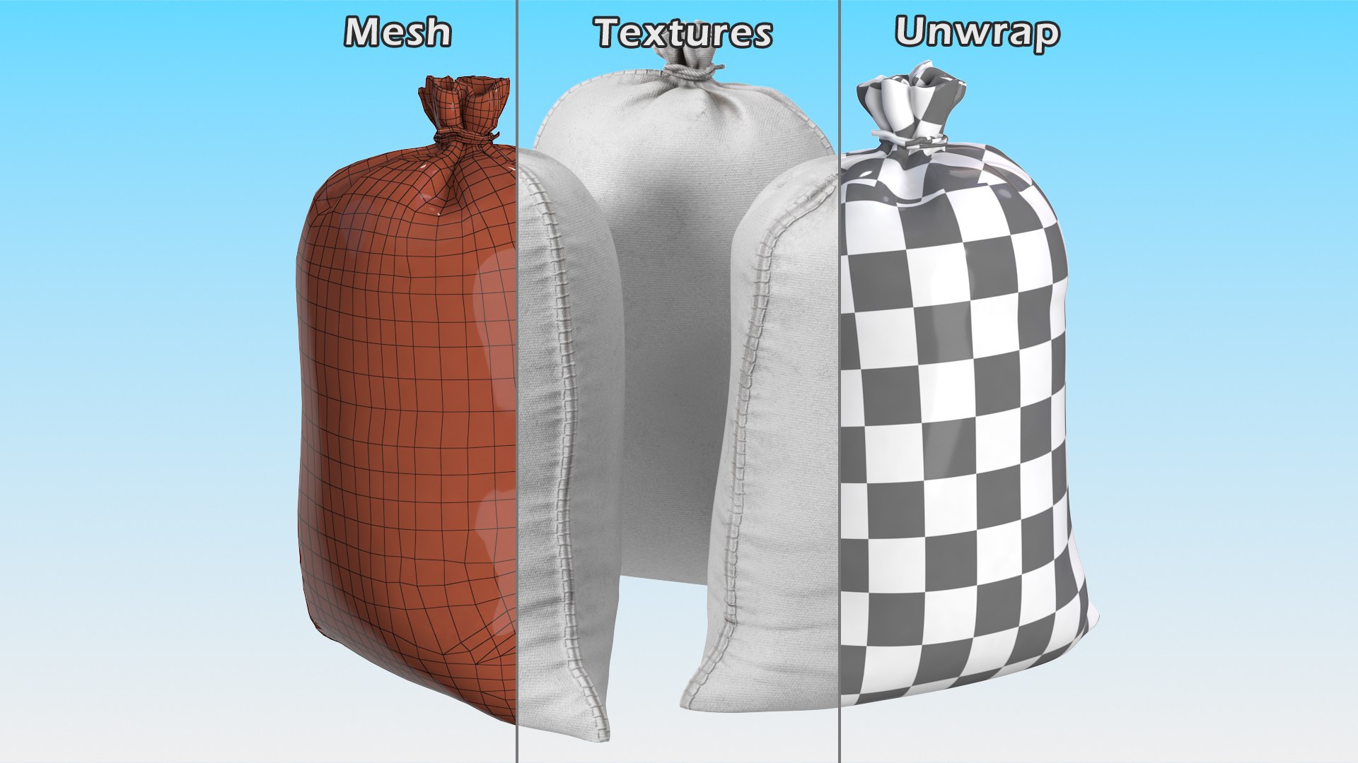 3D White Polypropylene Sandbags https://p.turbosquid.com/ts-thumb/Y6/J1Dfqu/SU/whitepolypropylenesandbagsc4dmodel012/jpg/1630285690/1920x1080/fit_q87/8e5681371158c452f08eefb29e1da4c5fc70e78d/whitepolypropylenesandbagsc4dmodel012.jpg