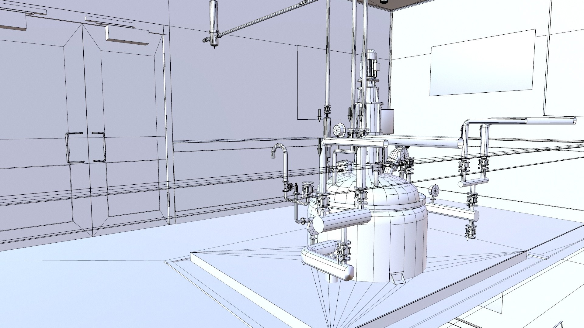 3D Crystallizer Room - TurboSquid 2392381