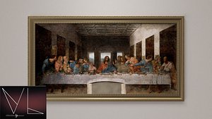 3D painting supper model