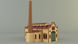 3D factory building
