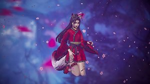 Night Kitsune 3D model