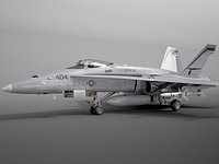 McDonnell Douglas FA-18C Hornet rigged