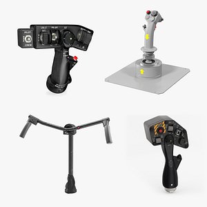 Helicopter Flight Control Sticks Collection 2