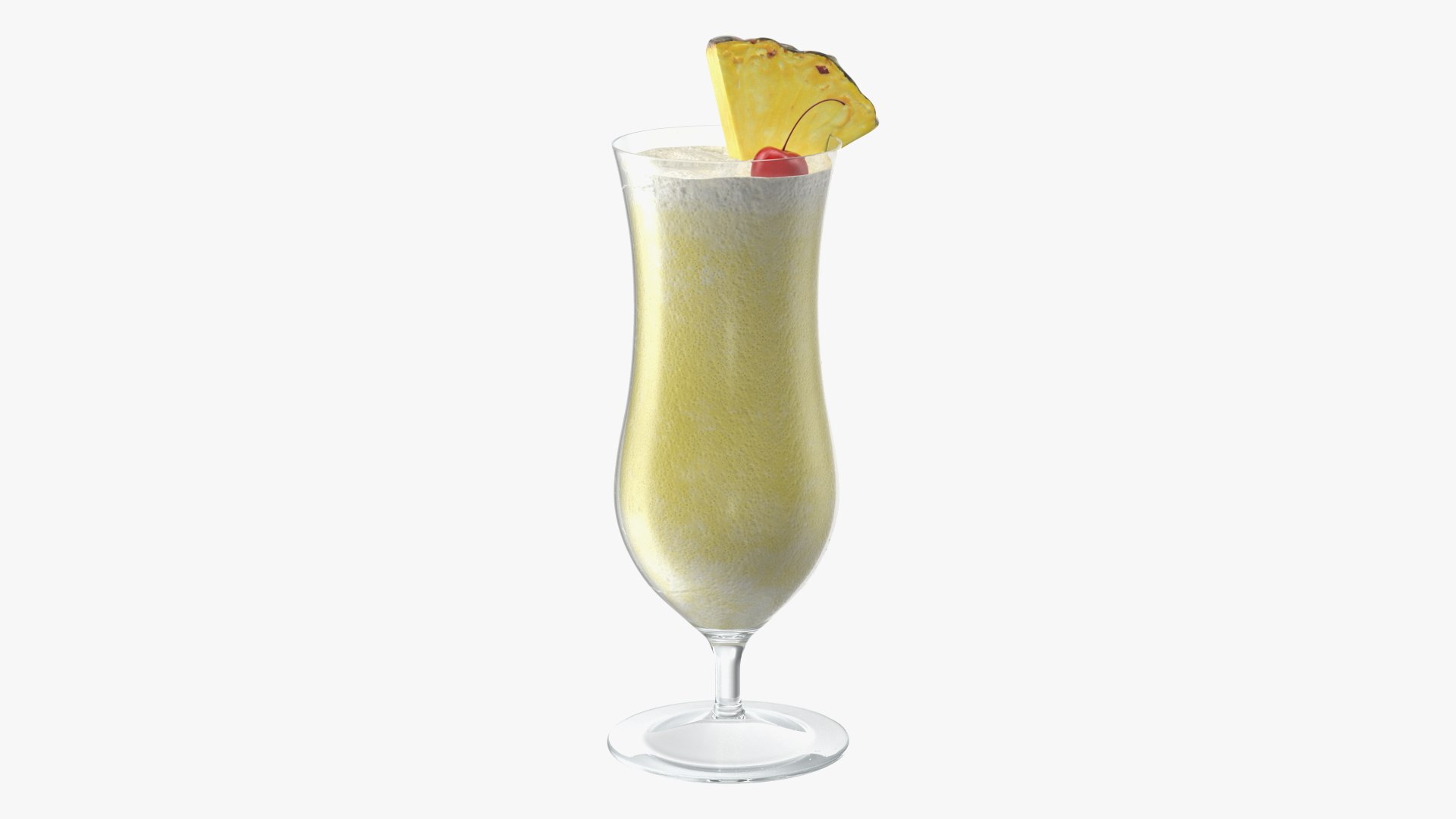 Cocktail Pina Colada 3D model preview