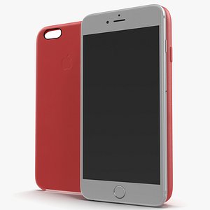 iphone 6 silver case 3d model