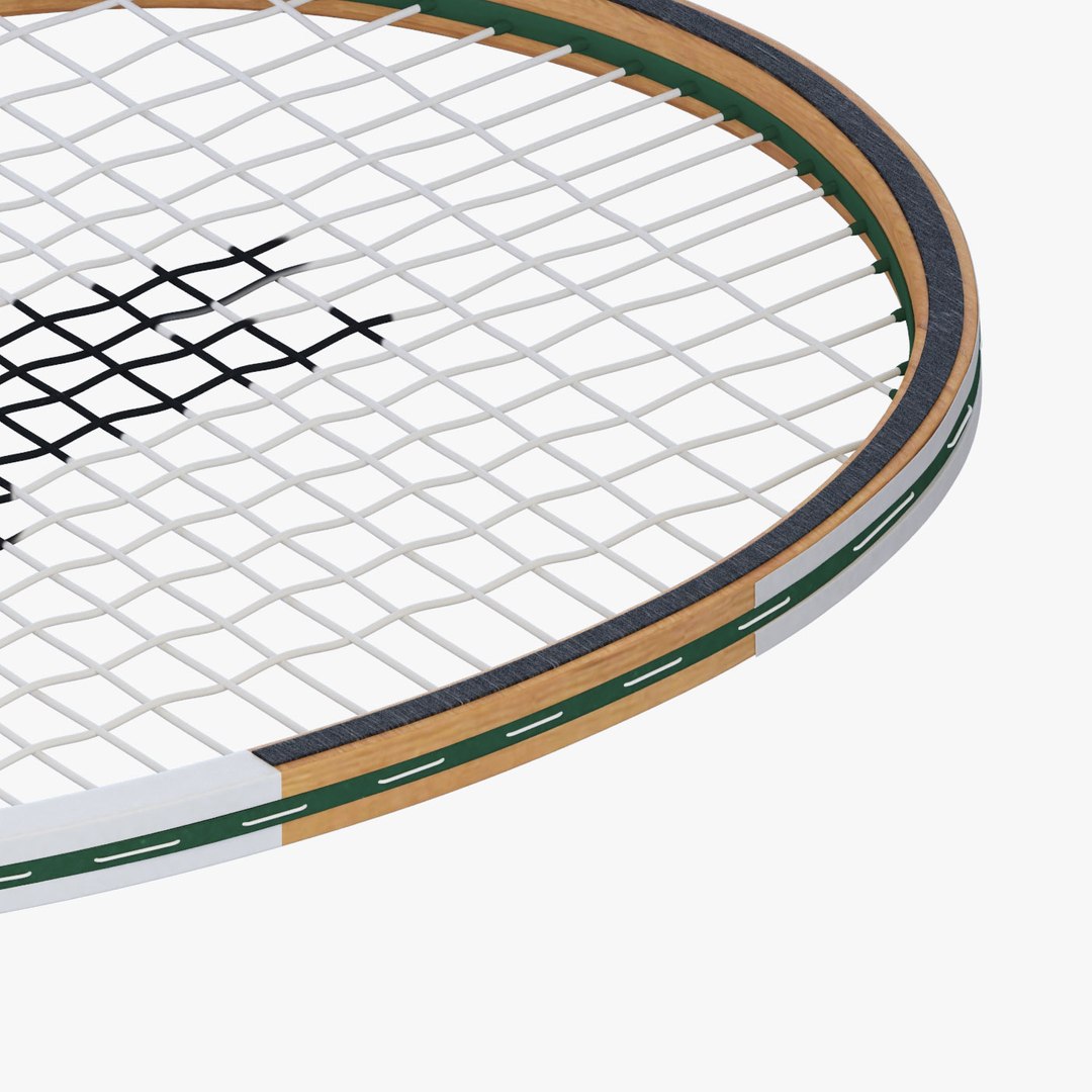 Tennis Racket Lacost 3d Model