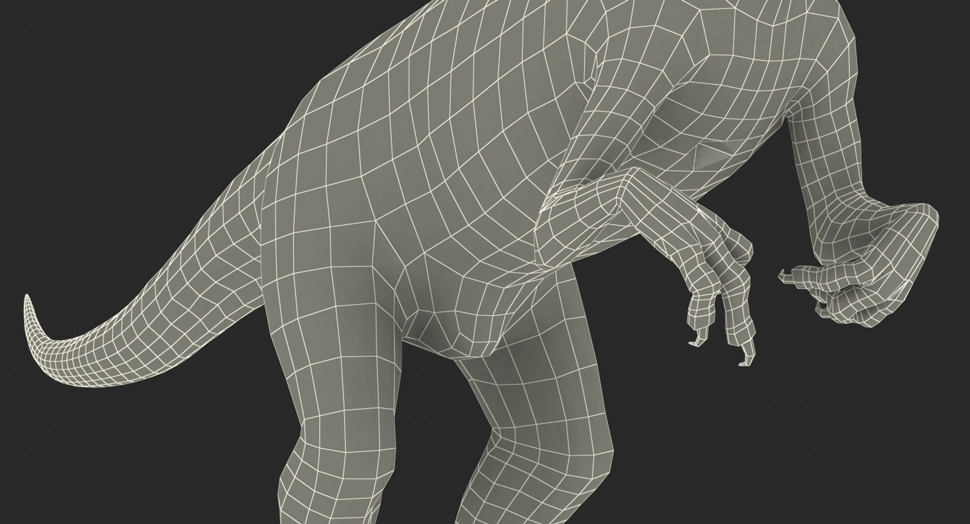 Dinossauro Pixelado Modelo 3D - TurboSquid 1937551