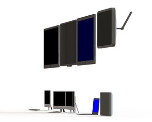 Stock LCD and Monitor Kit 3D