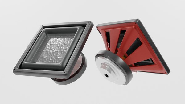 modelo 3d Altavoz Woofer Square 06 - Blender gratis - TurboSquid 1724301