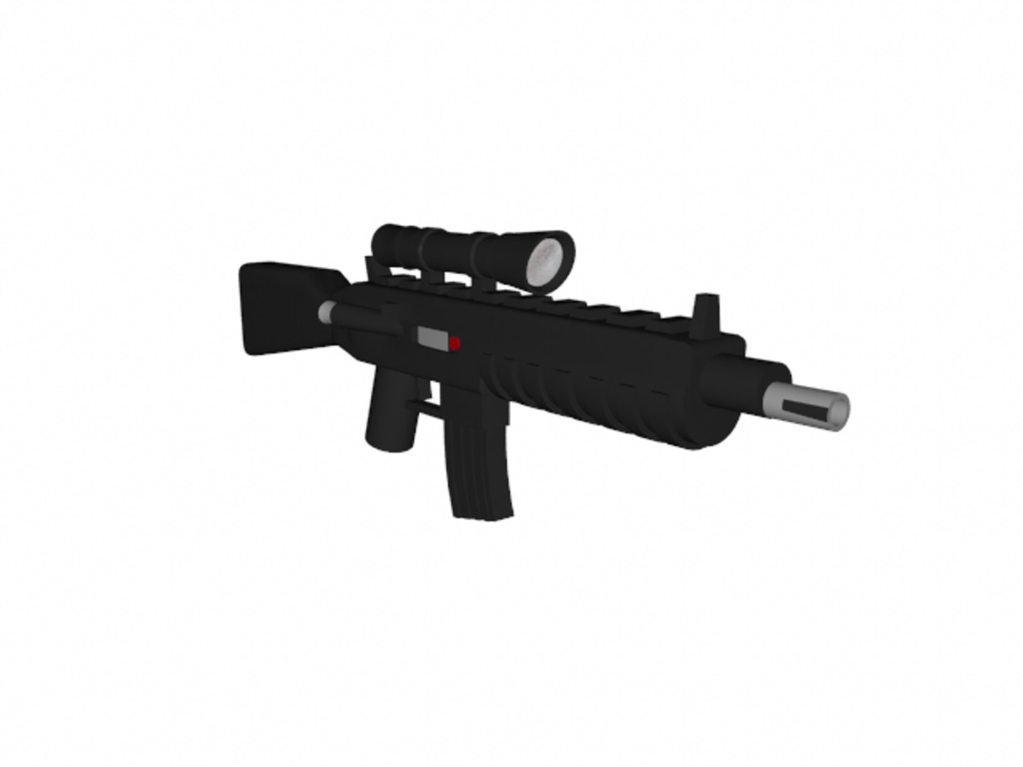 3ds Lego M4 Rifle Scope