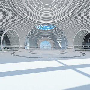 Futuristic Architectural Structure 4