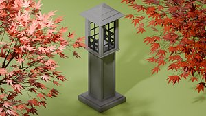 Second Japan Garden Model 3D