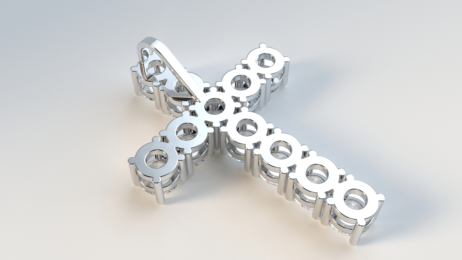 3D Diamond cross with hidden loop model - TurboSquid 1759778