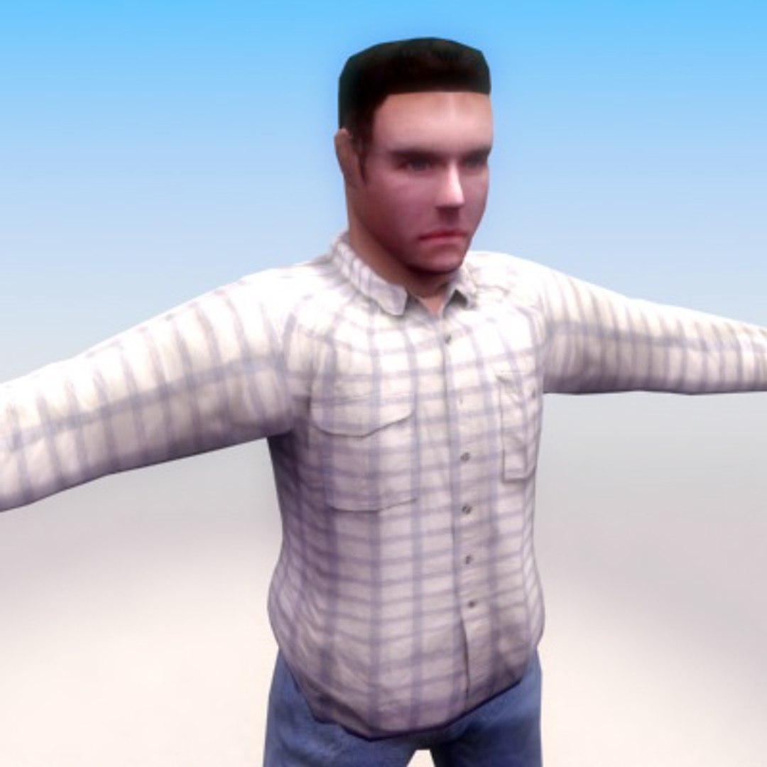 3d Human Rigged Model