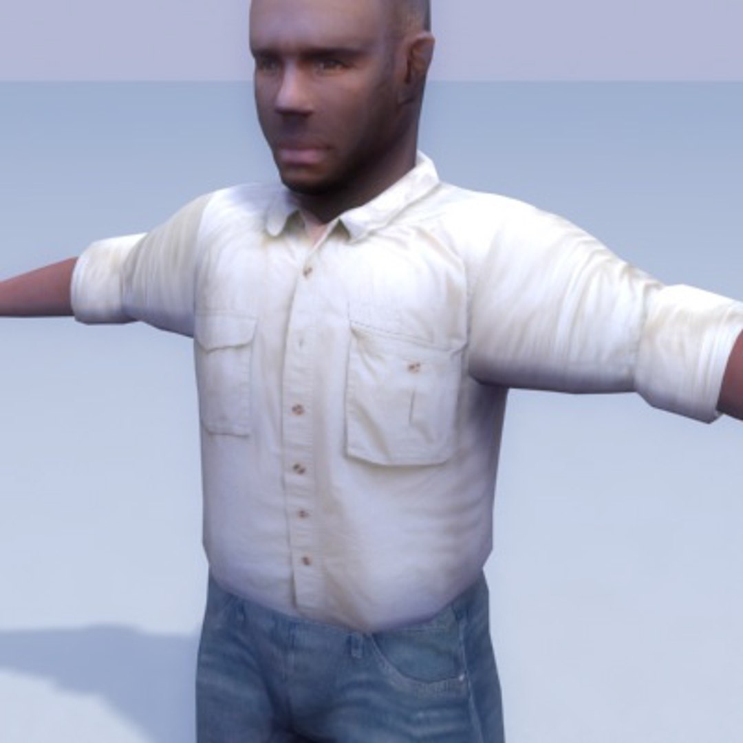 3d Human Rigged Model