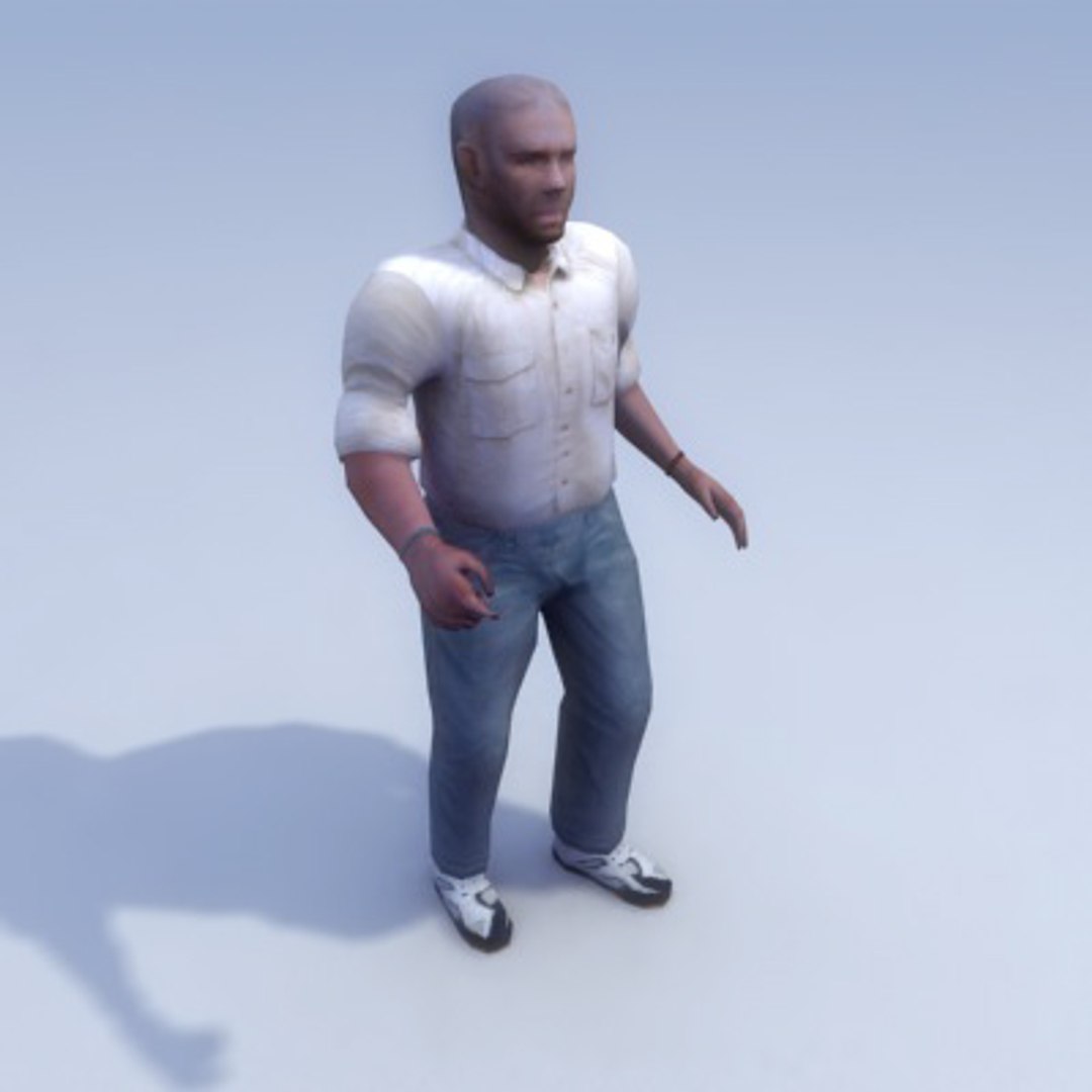 3d Human Rigged Model