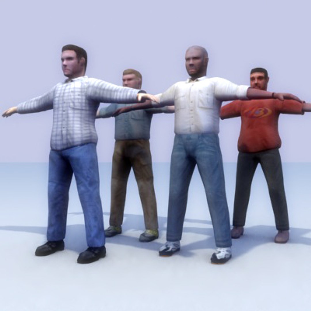 3d Human Rigged Model