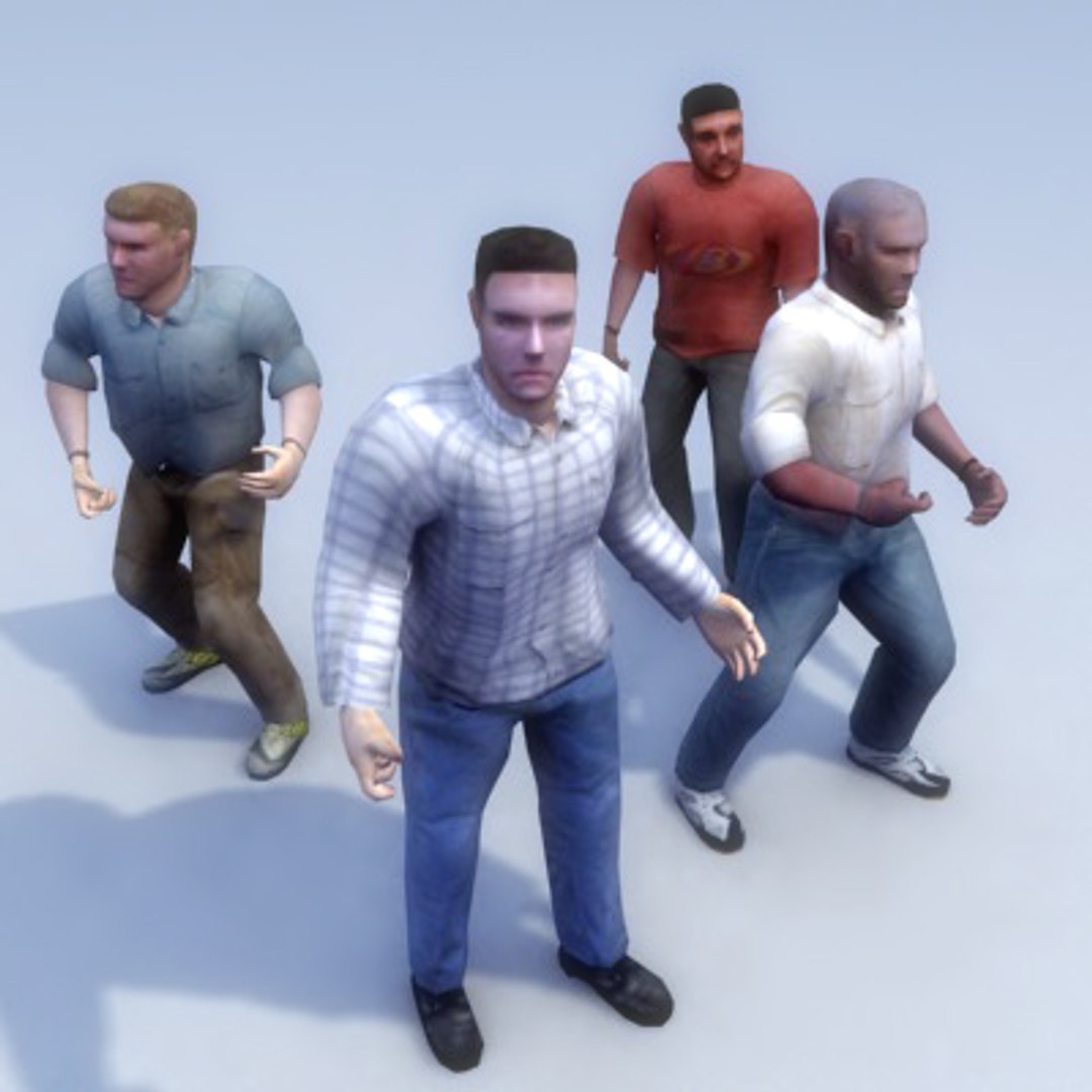 3d Human Rigged Model