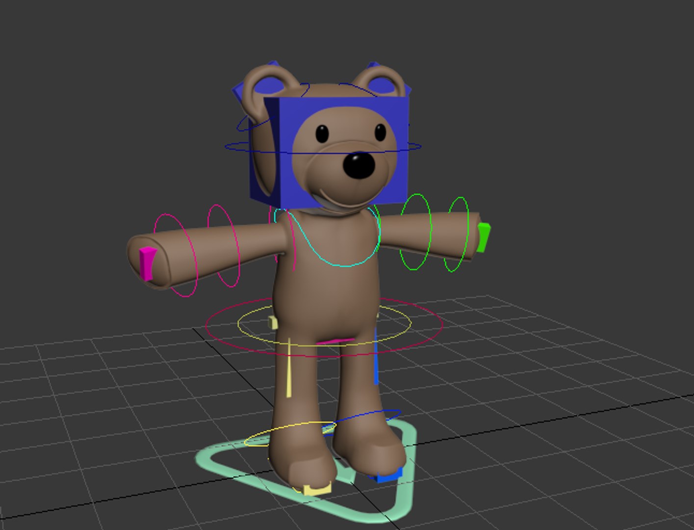 Toy Bear Rigged Model - TurboSquid 2168643