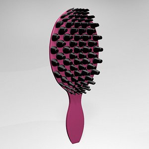3D Hair Brush 02 model