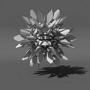 3d model voronoi tessellation abstract