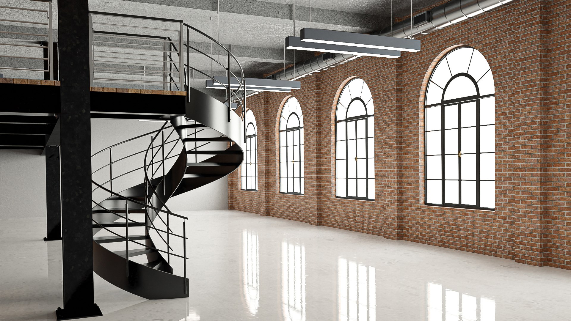 Industrial Loft Collection 7 Model - TurboSquid 2105418