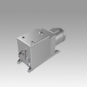 Rotary vane vacuum pump