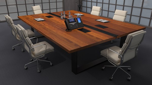 Furnished Office Meeting Room 3D model - TurboSquid 2051111