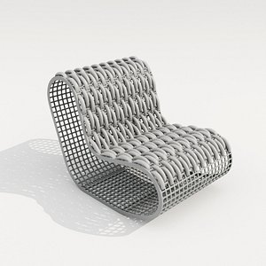 buit garden chair 3D model