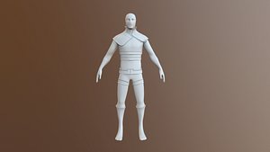 3D ninja character