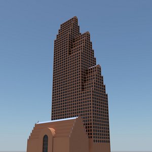 bank america center houston 3d max