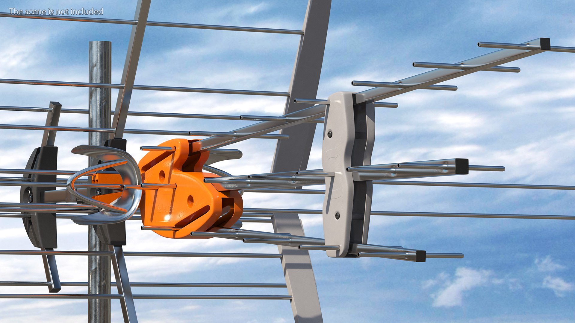 Televes DAT BOSS MIX Amplified Antenna 3D model TurboSquid 1772168