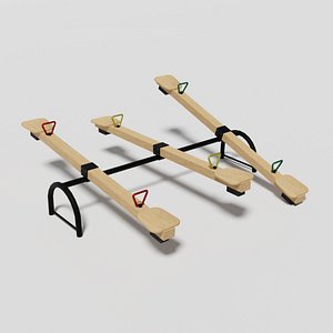 3D model See-Saw Playground