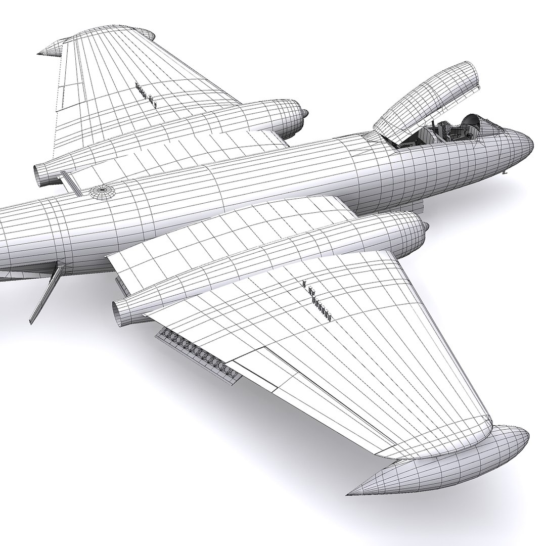 3d Model Martin B-57 Canberra Bomber