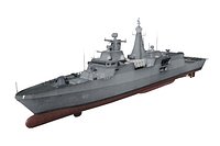 MEKO A200 El Moudamir class frigate gameready