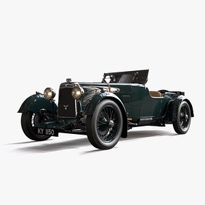 Aston Martin S4 Vintage Car 3D model