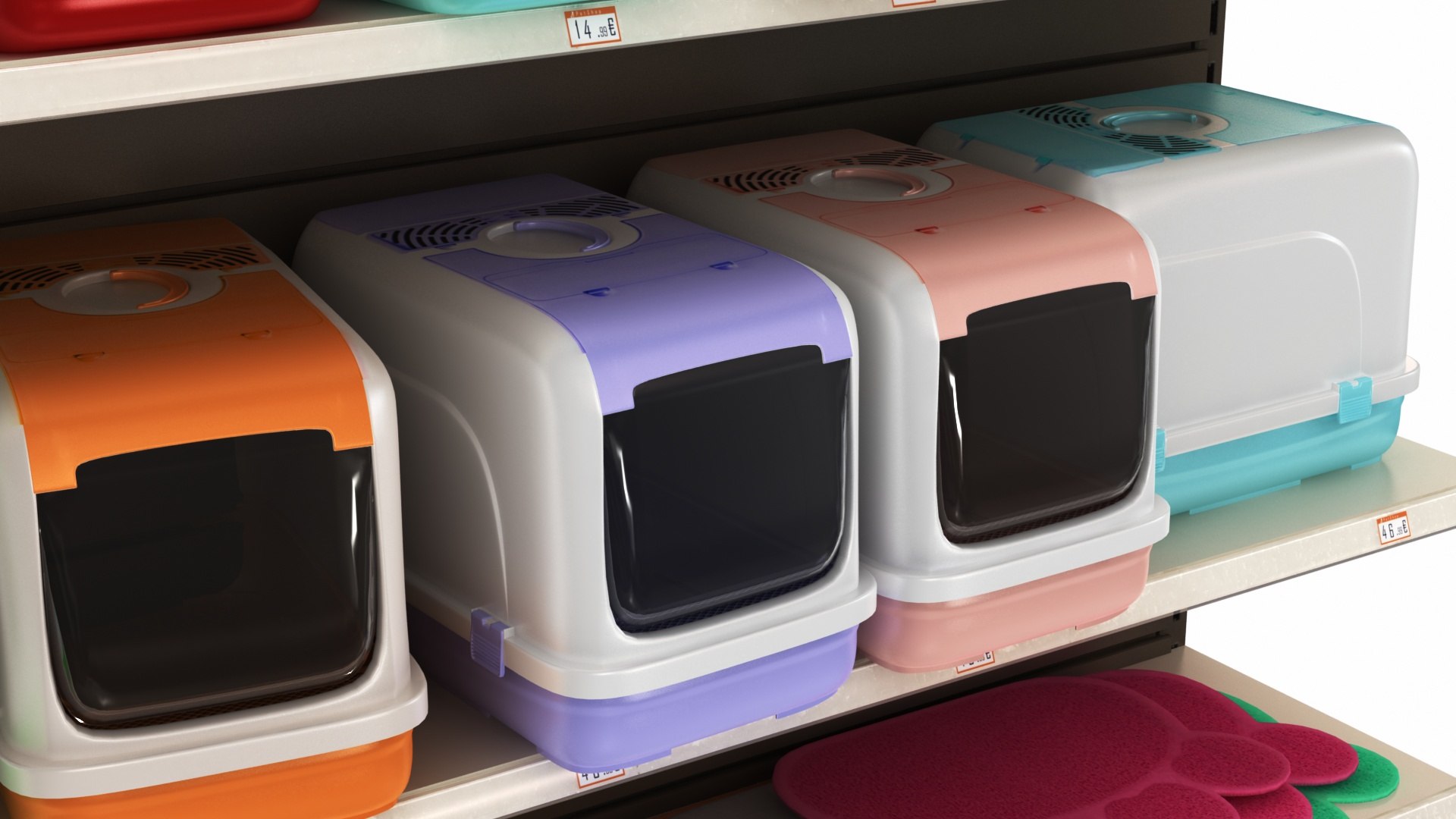 Pet Shop Shelves Collection 1 model https://p.turbosquid.com/ts-thumb/Y7/JpeZaI/PT/petshoplittertrayobjects7/jpg/1633405283/1920x1080/fit_q87/a50d72394cc5f00921a7997bcf8f2b2bc1853c2c/petshoplittertrayobjects7.jpg