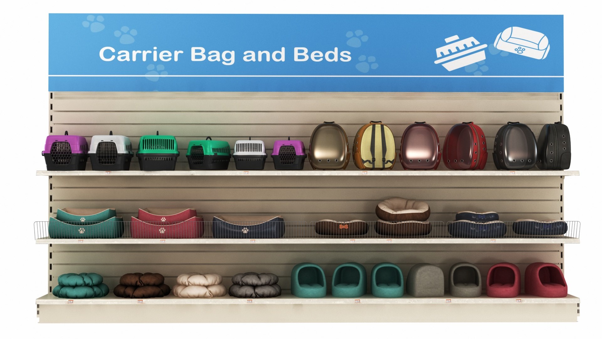 Pet Shop Shelves Collection 1 model https://p.turbosquid.com/ts-thumb/Y7/JpeZaI/Qz/petshoppetcarrierbagandbeds10/jpg/1633405312/1920x1080/fit_q87/d41dc859b94fd1be65aed5f1561c834eb615f0a8/petshoppetcarrierbagandbeds10.jpg