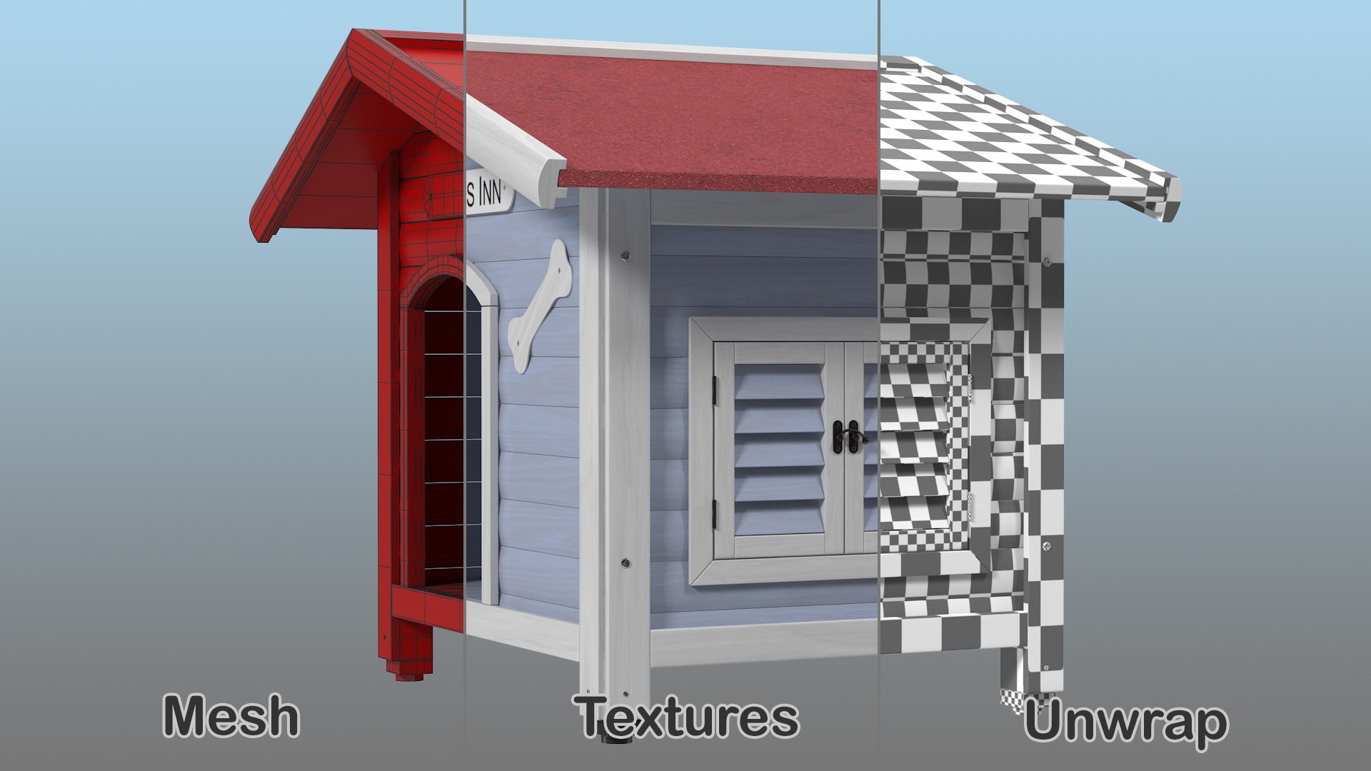 3D dog houses model https://p.turbosquid.com/ts-thumb/Y7/Ksrj3D/iOWkOv1E/doghousescollectionvray3dmodel006/jpg/1567812244/1920x1080/fit_q87/a351a7864302701501b72b36d474dd986392371f/doghousescollectionvray3dmodel006.jpg