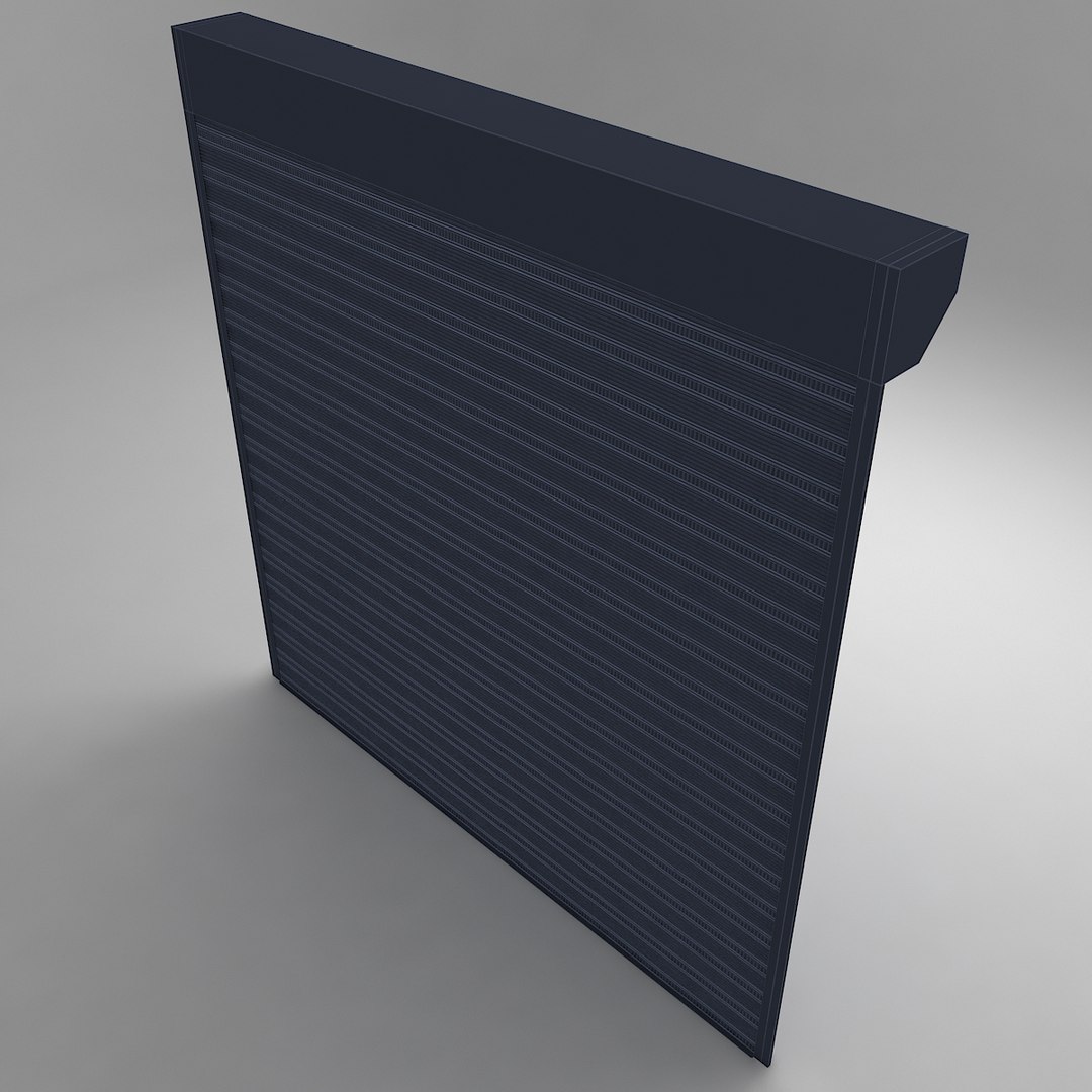 Store garage door 3D model - TurboSquid 1368153