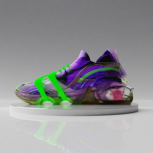 Purple Sneakers Sandals Bertsy model
